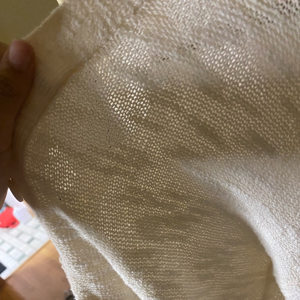 Translucent Knit Cardigan Jacket - Picture 3 of 4